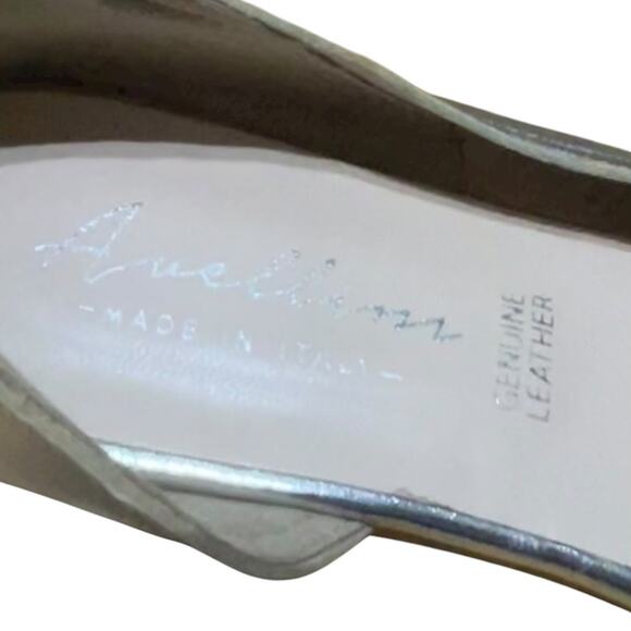 Avellini D'orsay Open Toe FlatsLeather Slip On Shoes - Picture 5 of 10